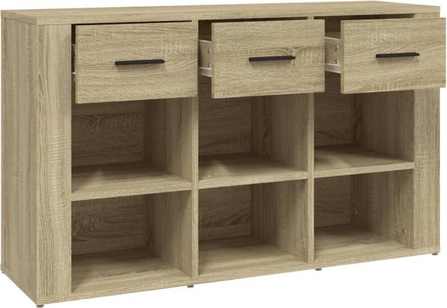 VidaXL -Dressoir-100x30x59 5-cm-bewerkt-hout-sonoma-eikenkleurig - Foto 2