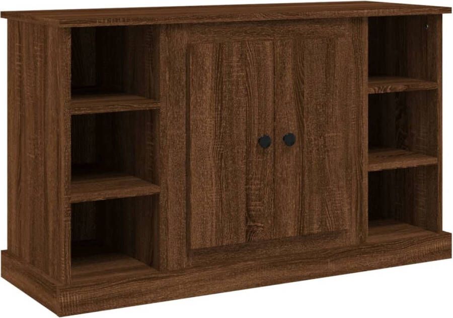 VidaXL Dressoir 100x35 5x60 cm Bruin Eikenkleur Dressoir Houten Dressoir Vintage Dressoir Bruine Dressoir Salontafel - Foto 2
