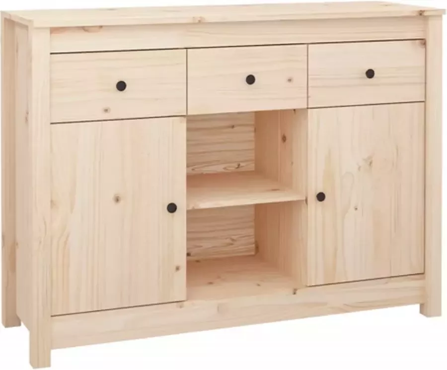 VidaXL -Dressoir-100x35x74 5-cm-massief-grenenhout - Foto 2