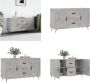 VidaXL Dressoir 100x36x60 cm bewerkt hout betongrijs Dressoir Dressoirs Kast Wandkast - Thumbnail 2