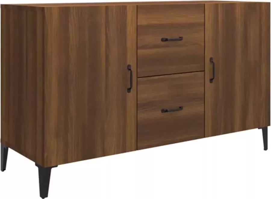VidaXL -Dressoir-100x36x60-cm-bewerkt-hout-bruineikenkleurig - Foto 5
