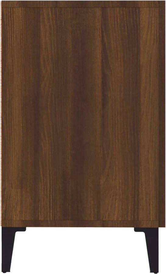 VidaXL -Dressoir-100x36x60-cm-bewerkt-hout-bruineikenkleurig - Foto 4