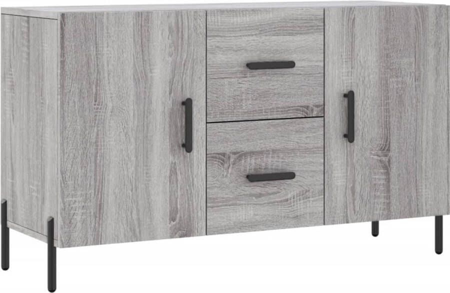 Prolenta Premium INFIORI Dressoir 100x36x60 cm bewerkt hout grijs sonoma eikenkleurig