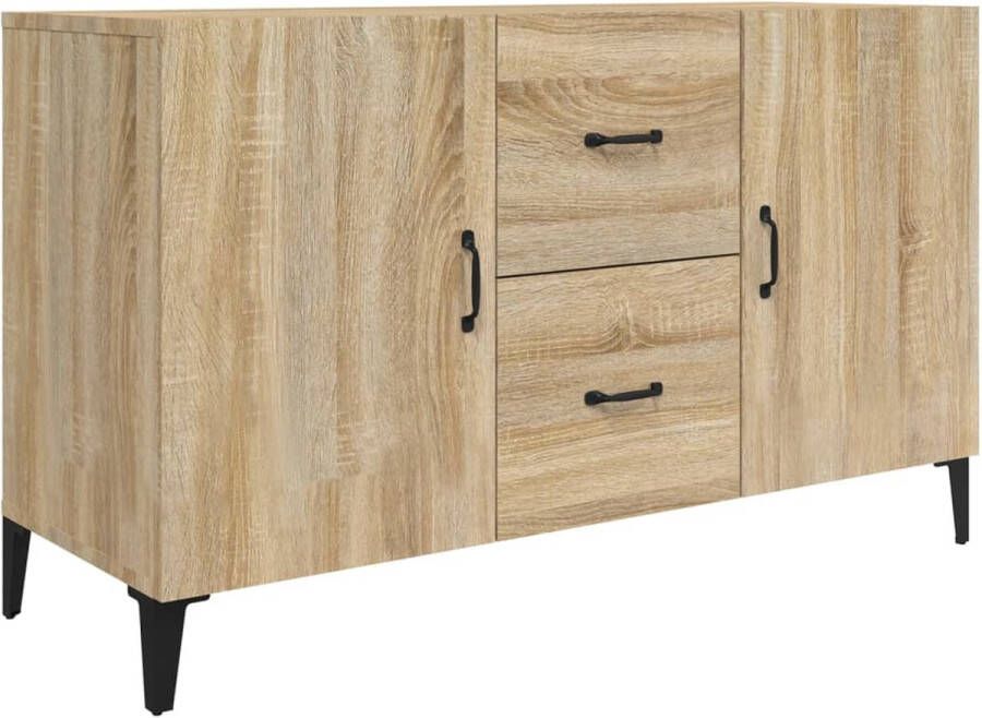 VidaXL -Dressoir-100x36x60-cm-bewerkt-hout-sonoma-eikenkleurig - Foto 2