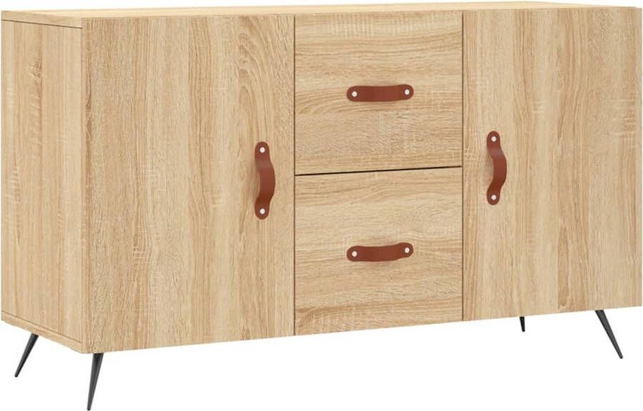 VidaXL Dressoir 100x36x60 cm Sonoma eikenkleurig Dressoir Salontafel Houten Dressoir Modern Dressoir Landelijk Dressoir