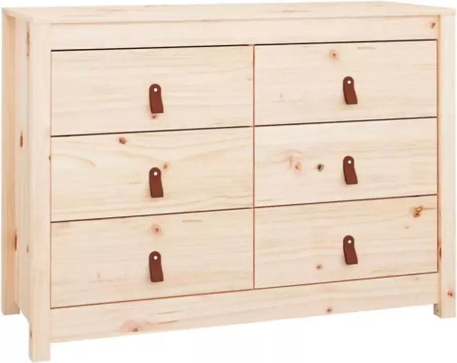 VidaXL -Dressoir-100x40x72-cm-massief-grenenhout - Foto 4