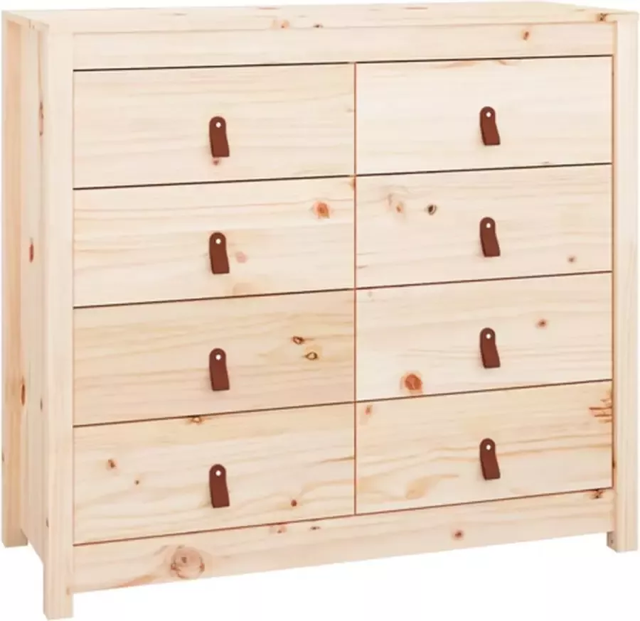 VidaXL -Dressoir-100x40x90-cm-massief-grenenhout - Foto 2