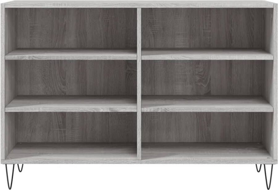 VidaXL -Dressoir-103 5x35x70-cm-bewerkt-hout-grijs-sonoma-eikenkleurig - Foto 6