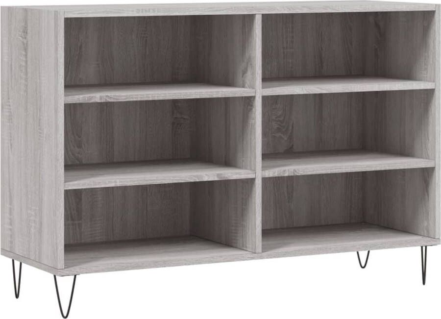 VidaXL -Dressoir-103 5x35x70-cm-bewerkt-hout-grijs-sonoma-eikenkleurig - Foto 5