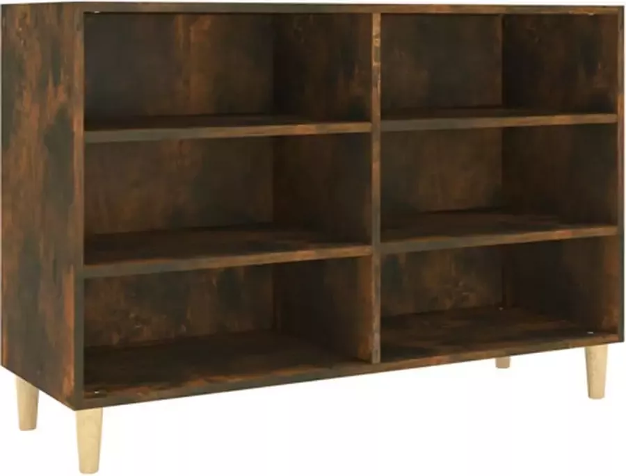 VidaXL -Dressoir-103 5x35x70-cm-bewerkt-hout-gerookt-eikenkleurig - Foto 3