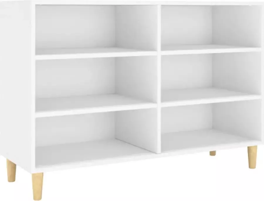 VidaXL -Dressoir-103 5x35x70-cm-bewerkt-hout-wit - Foto 3