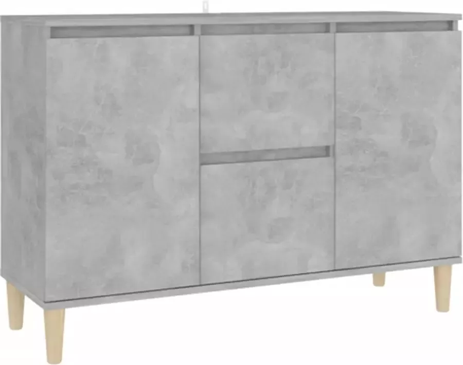 VidaXL Dressoir 103 5x35x70 cm bewerkt hout betongrijs - Foto 3