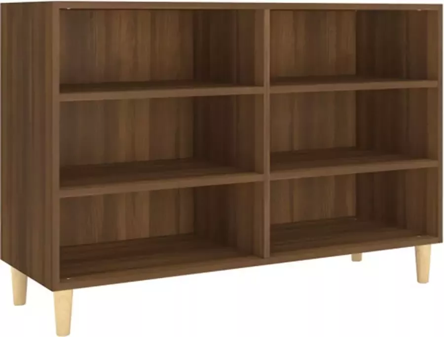 VidaXL -Dressoir-103 5x35x70-cm-bewerkt-hout-bruineikenkleurig - Foto 3