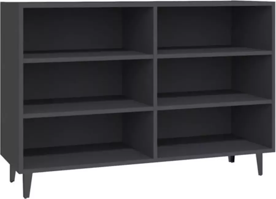 VidaXL Dressoir 103 5x35x70 cm bewerkt hout grijs - Foto 3