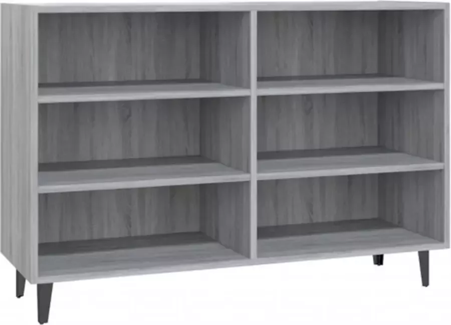 VidaXL -Dressoir-103 5x35x70-cm-bewerkt-hout-grijs-sonoma-eikenkleurig - Foto 3