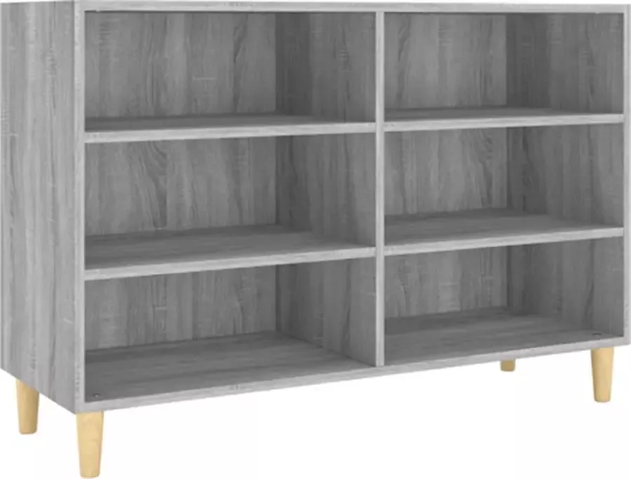 VidaXL -Dressoir-103 5x35x70-cm-bewerkt-hout-grijs-sonoma-eikenkleurig - Foto 3