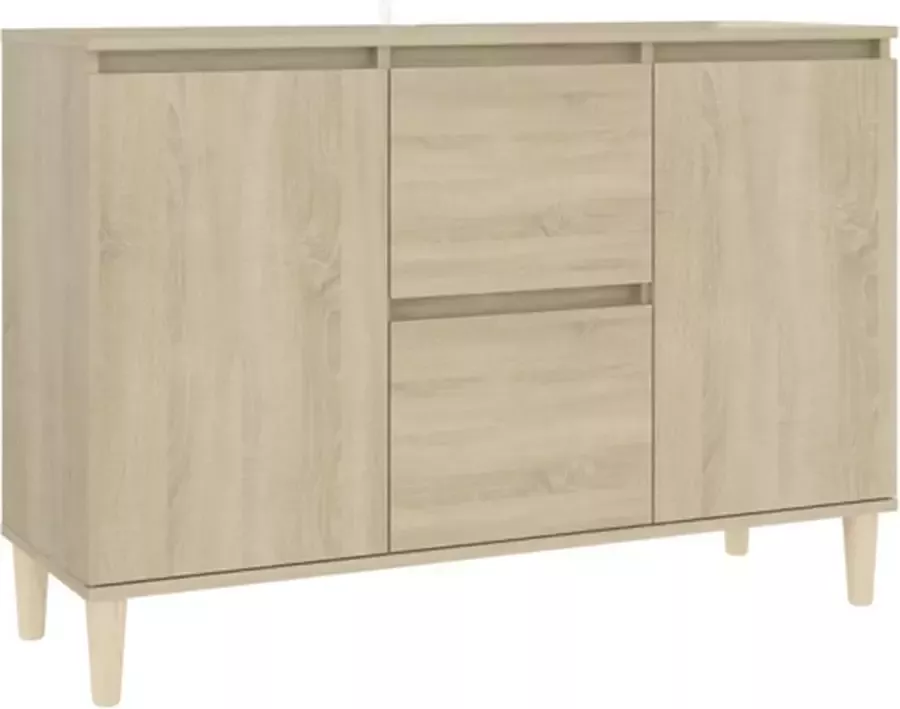 VidaXL Dressoir 103 5x35x70 cm bewerkt hout sonoma eikenkleurig - Foto 3