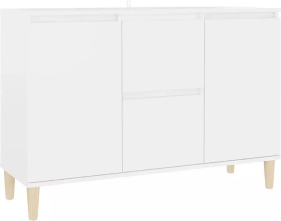 VidaXL Dressoir 103 5x35x70 cm bewerkt hout wit - Foto 3