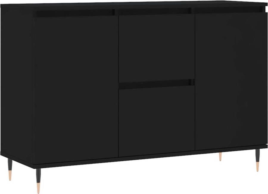 VidaXL -Dressoir-104x35x70-cm-bewerkt-hout-zwart - Foto 5