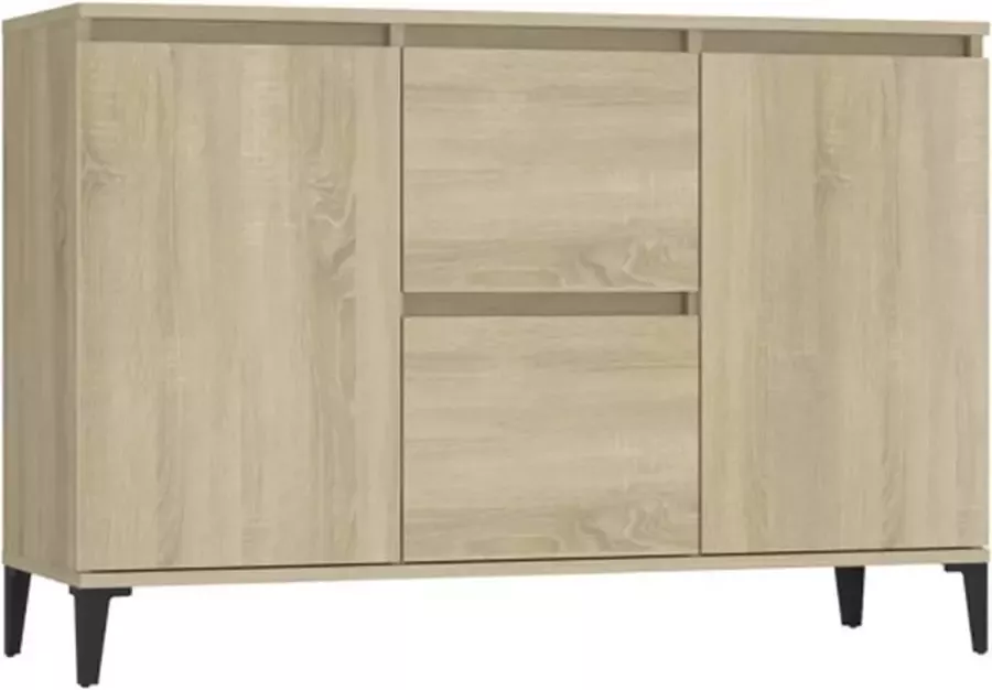 VidaXL -Dressoir-104x35x70-cm-bewerkt-hout-sonoma-eikenkleurig - Foto 3