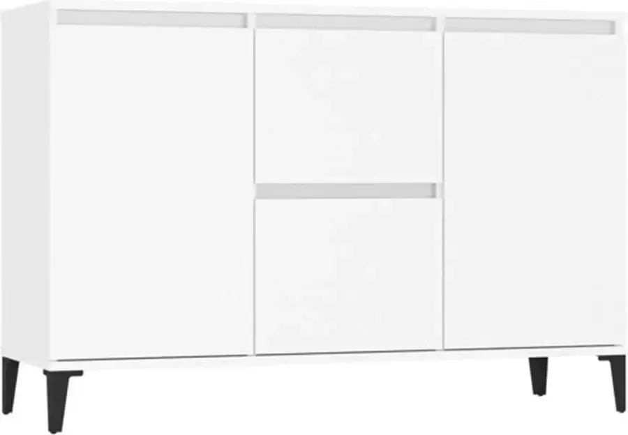 VidaXL -Dressoir-104x35x70-cm-bewerkt-hout-wit - Foto 3