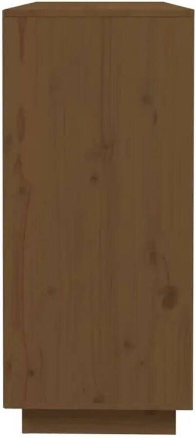 VidaXL -Dressoir-110 5x35x80-cm-massief-grenenhout-honingbruin - Foto 4