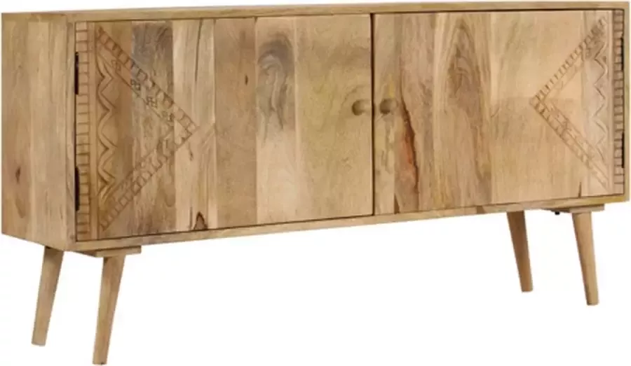 VidaXL -Dressoir-110x30x60-cm-massief-mangohout - Foto 2