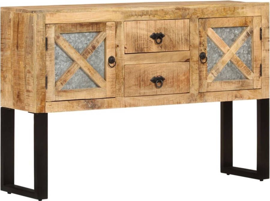 VidaXL -Dressoir-110x30x74-cm-ruw-mangohout