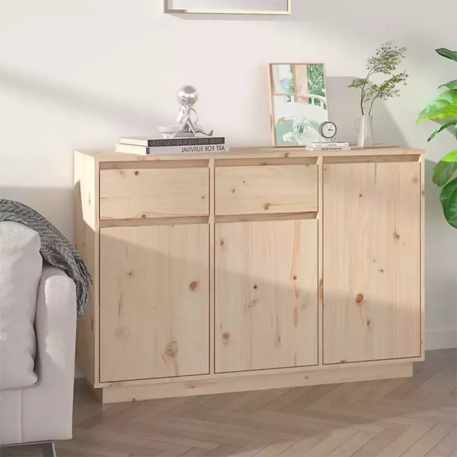 VidaXL -Dressoir-110x34x75-cm-massief-grenenhout