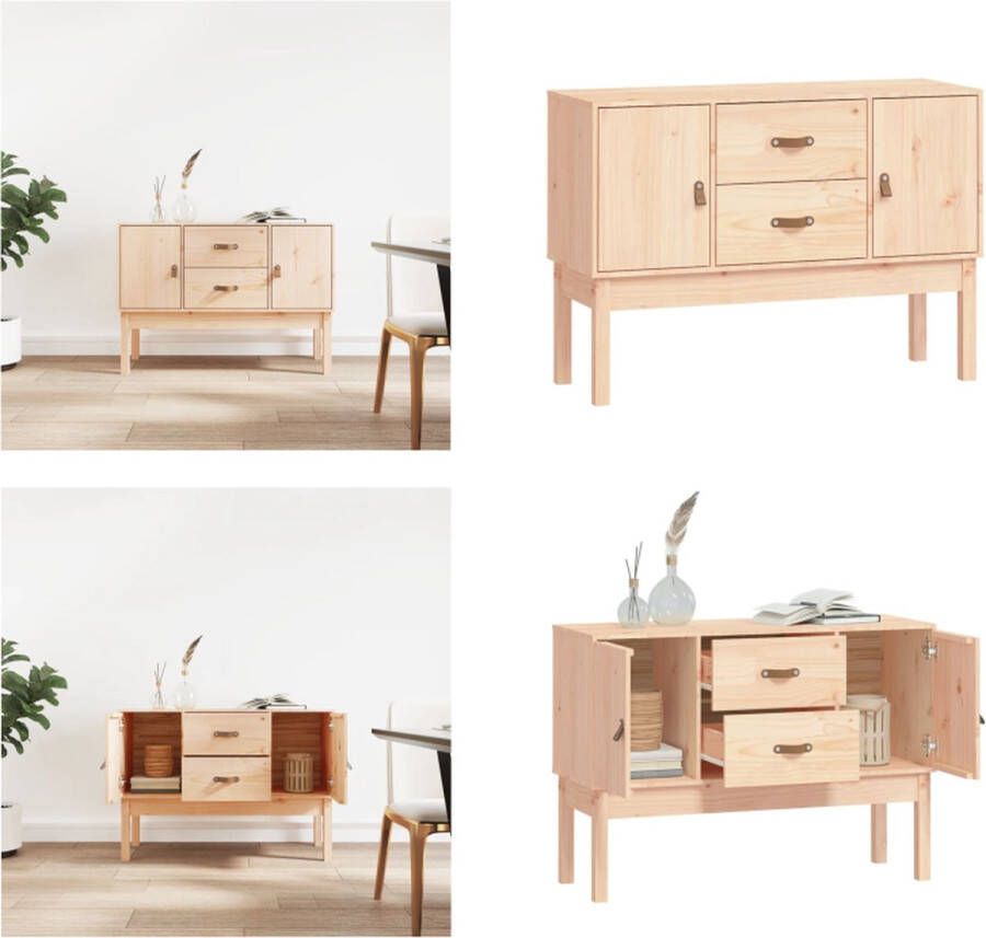VidaXL Dressoir 110x40x78 cm massief grenenhout Dressoir Dressoirs Kast Kasten - Foto 2