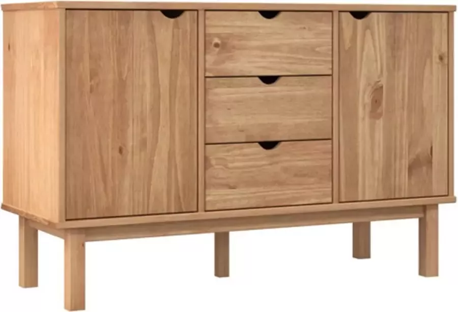 VidaXL -Dressoir-OTTA-113 5x43x73-cm-massief-grenenhout - Foto 3