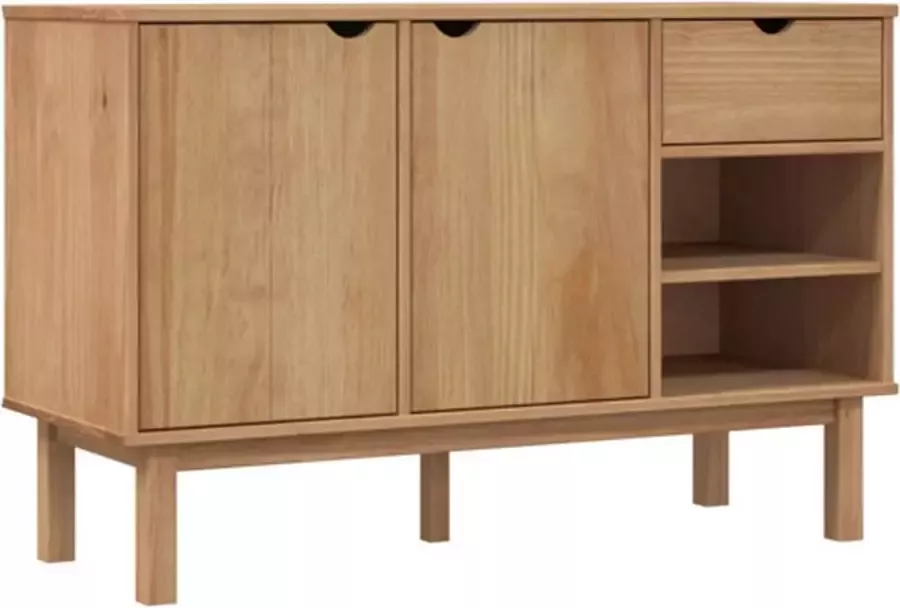 VidaXL -Dressoir-OTTA-114x43x73 5-cm-massief-grenenhout - Foto 2