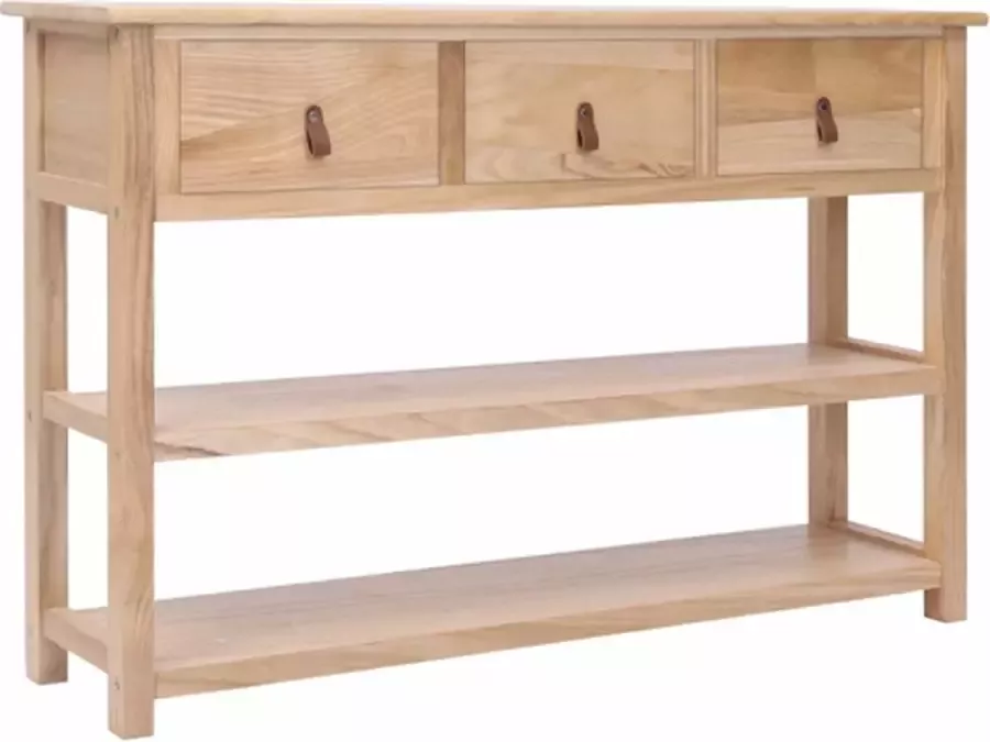 VidaXL -Dressoir-115x30x76-cm-hout-naturel