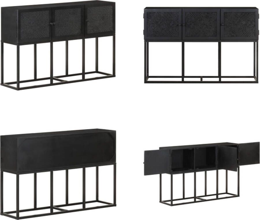 VidaXL Dressoir 115x30x76 cm massief mangohout Dressoir Dressoirs Kast Kasten - Foto 3