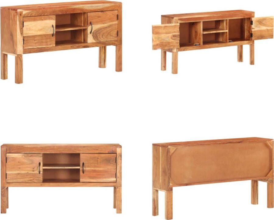 VidaXL Dressoir 116x30x66 cm massief acaciahout Dressoir Dressoirs Kast Kasten