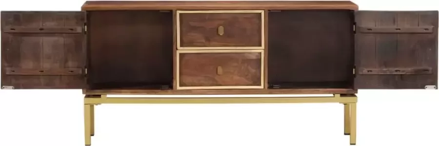 VidaXL -Dressoir-120x29x60-cm-massief-mangohout - Foto 2