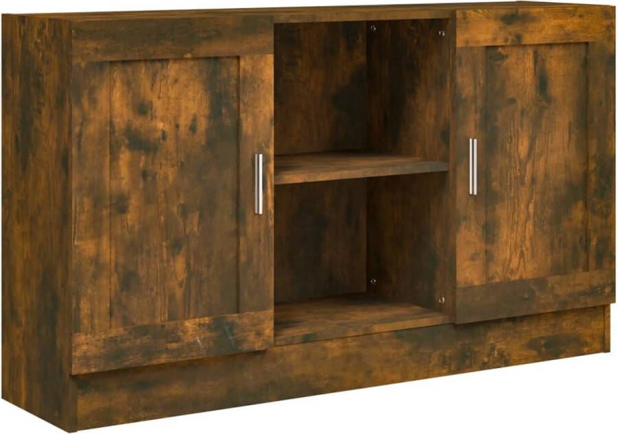 VidaXL -Dressoir-120x30 5x70-cm-bewerkt-hout-gerookt-eikenkleurig