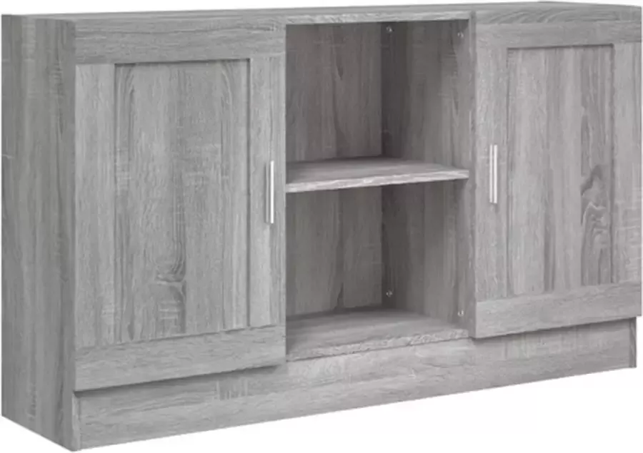 VidaXL -Dressoir-120x30 5x70-cm-bewerkt-hout-grijs-sonoma-eikenkleurig - Foto 2