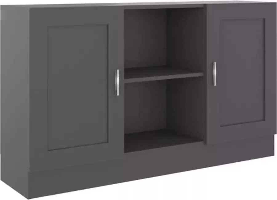 VidaXL -Dressoir-120x30 5x70-cm-spaanplaat-grijs - Foto 2