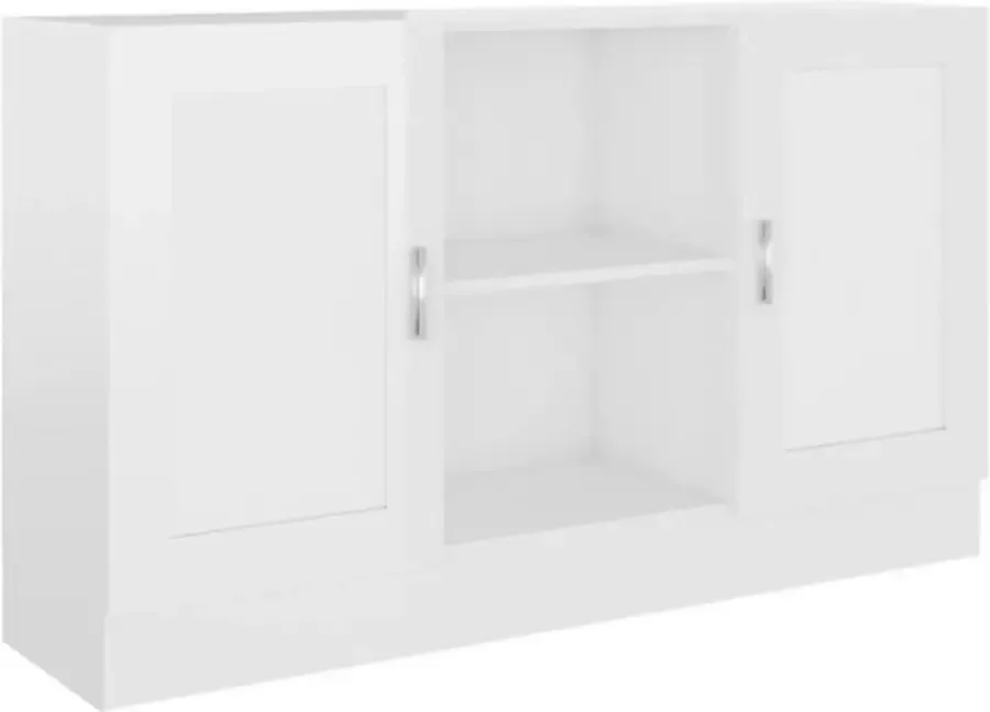 VidaXL -Dressoir-120x30 5x70-cm-bewerkt-hout-hoogglans-wit - Foto 4