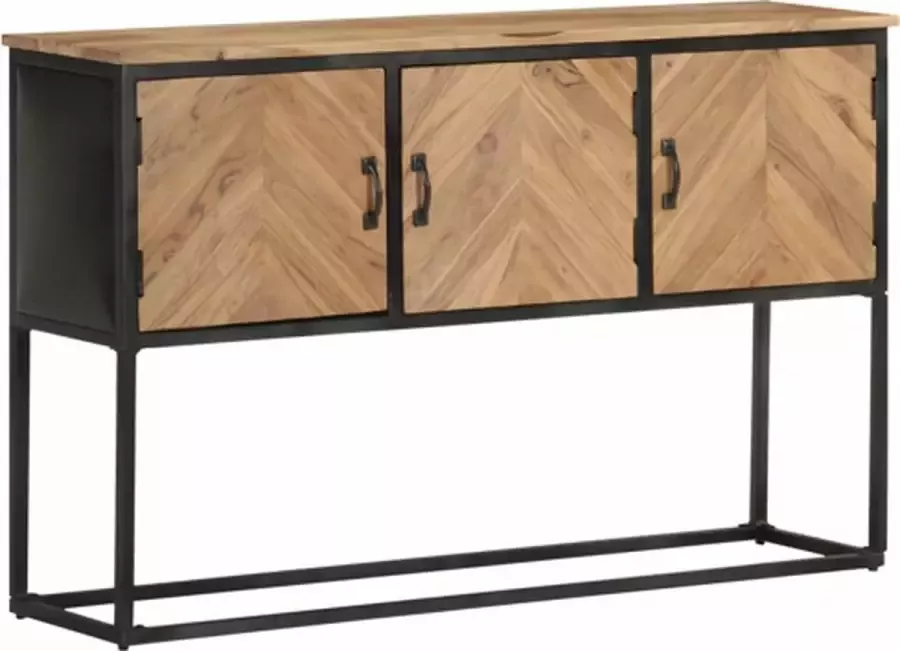 VidaXL -Dressoir-120x30x75-cm-massief-acaciahout - Foto 1