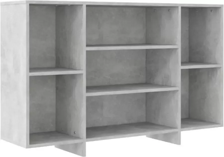 VidaXL -Dressoir-120x30x75-cm-spaanplaat-betongrijs - Foto 4