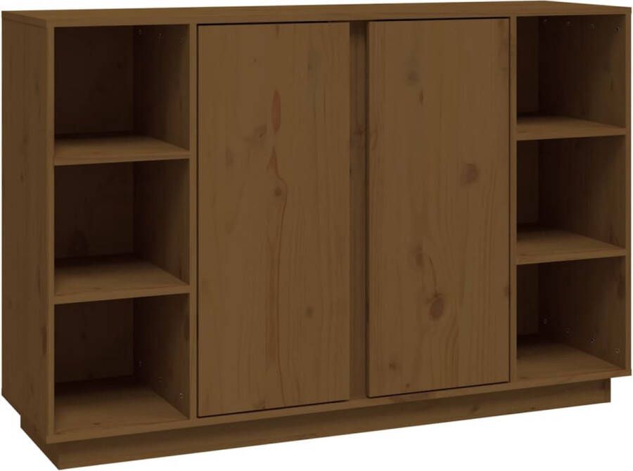 VidaXL -Dressoir-120x35x80-cm-massief-grenenhout-honingbruin - Foto 7