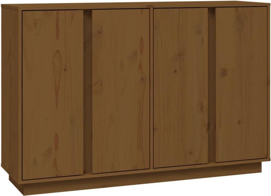 VidaXL -Dressoir-120x35x80-cm-massief-grenenhout-honingbruin - Foto 8