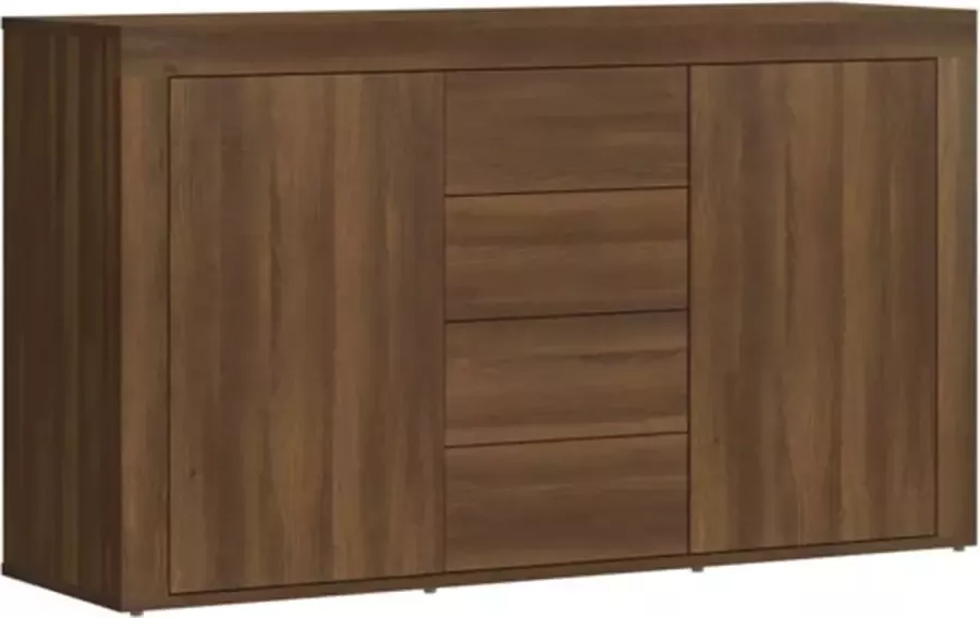 VidaXL -Dressoir-120x36x69-cm-bewerkt-hout-bruineikenkleurig - Foto 4