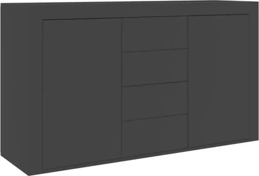 VidaXL -Dressoir-120x36x69-cm-spaanplaat-grijs - Foto 2
