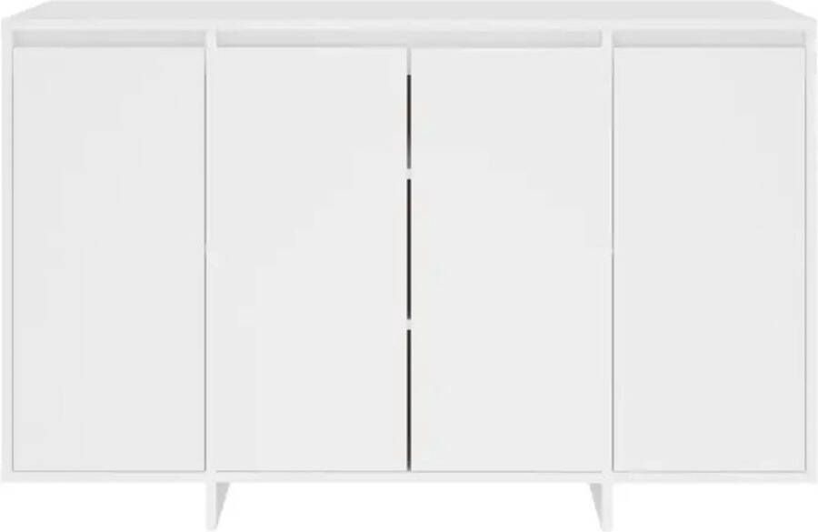 VidaXL Dressoir 120x41x75 cm bewerkt hout wit - Foto 2