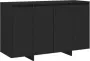 VIDAXL Dressoir 120x41x75 cm spaanplaat zwart - Thumbnail 2