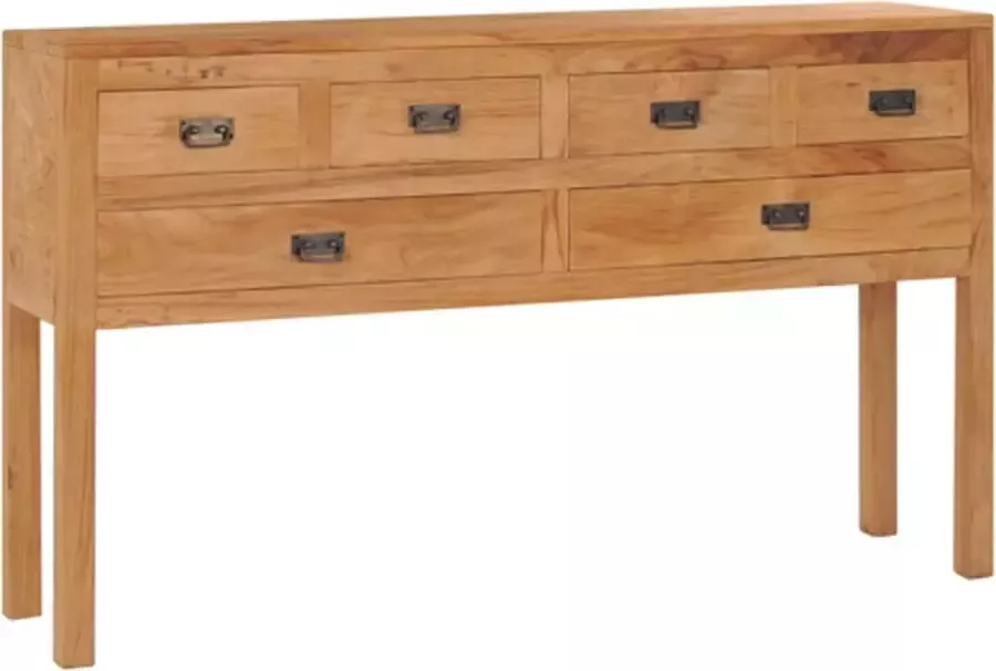 VidaXL -Dressoir-125x30x75-cm-massief-teakhout - Foto 3