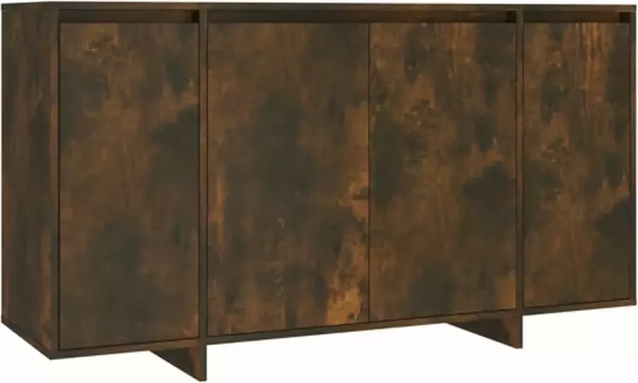 VidaXL -Dressoir-135x41x75-cm-bewerkt-hout-gerookt-eikenkleurig - Foto 4